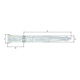 Cintre L.300x101mm B.63x45mm S.3,2mm STA galv. jaune galvanisé GAH