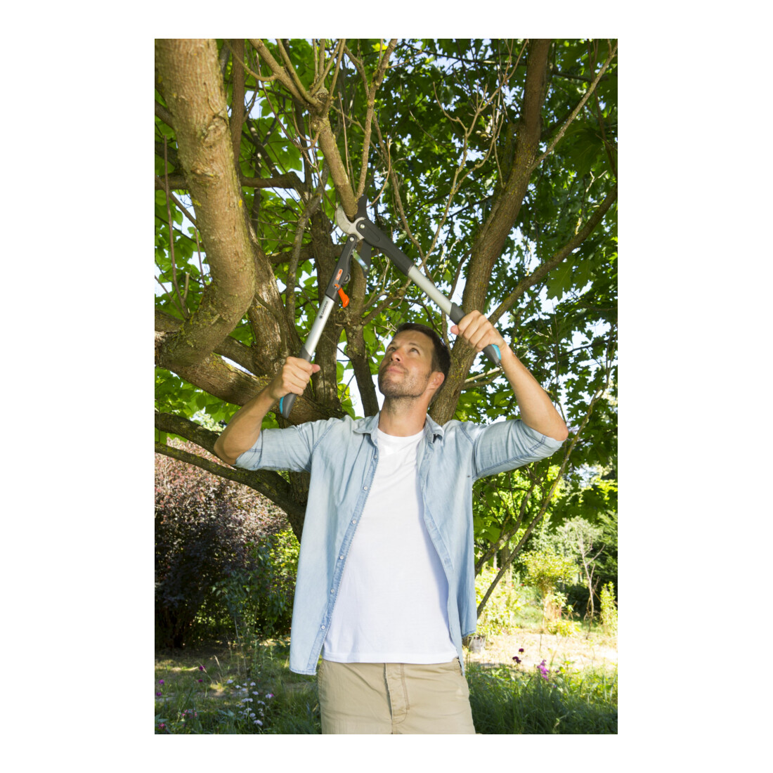 Cisaille à élaguer à cliquet SmartCut GARDENA