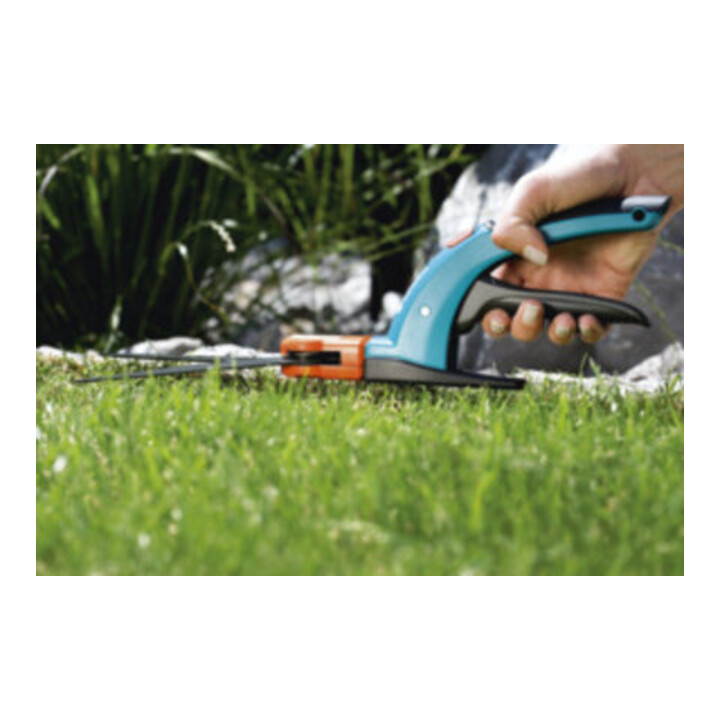 Cisaille à gazon Comfort GARDENA, orientable, carte d'information en 4 couleurs