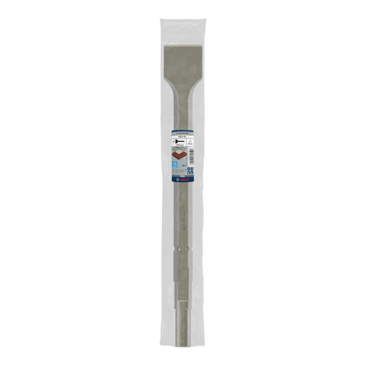 Ciseau à bêche Bosch à six pans creux avec collet tourné 400 x 50 mm