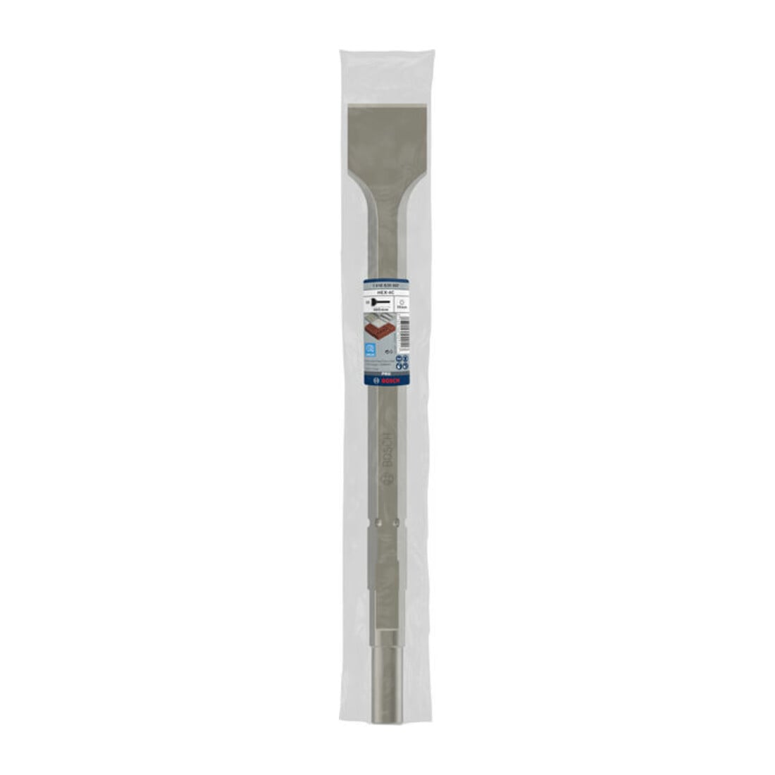 Ciseau à bêche Bosch à six pans creux avec collet tourné 400 x 50 mm