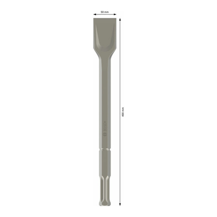 Ciseau à bois Bosch avec douille hexagonale de 22 mm 400 x 50 mm