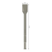 Burin à bêche Bosch avec support hexagonal de 22 mm 400 mm-5