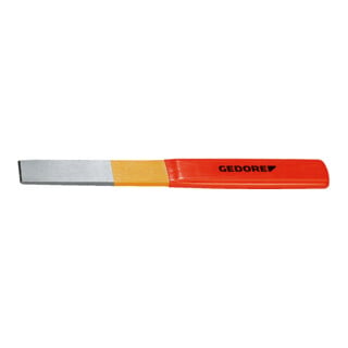 Ciseau à bois Gedore plat ovale, avec manche en plastique 240x26x7 mm
