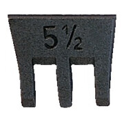Ciseau à marteau Hammerkeil SFIX taille 5,5 40 mm tailleur de pierre