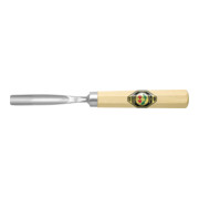 Burin Kirschen sculpté avec manche en hêtre blanc courbé avec creux central-1