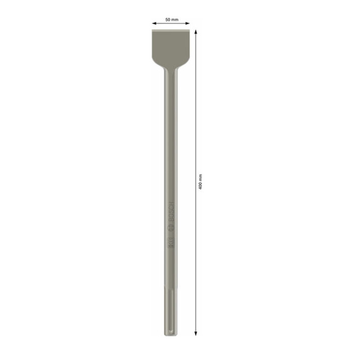 Ciseau bêche Bosch avec support SDS-max, 400 x 50 mm