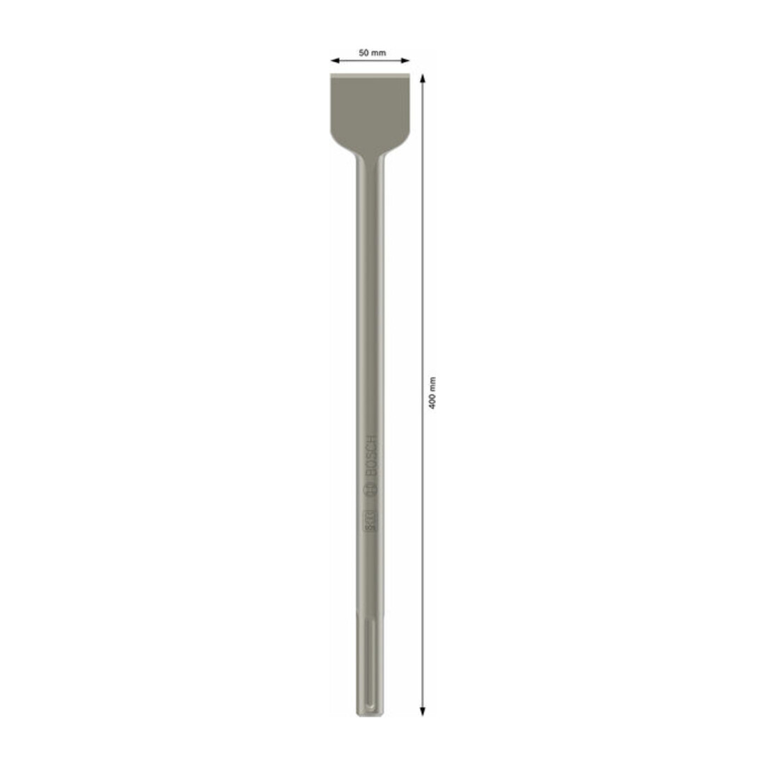 Ciseau bêche Bosch avec fixation SDS-max