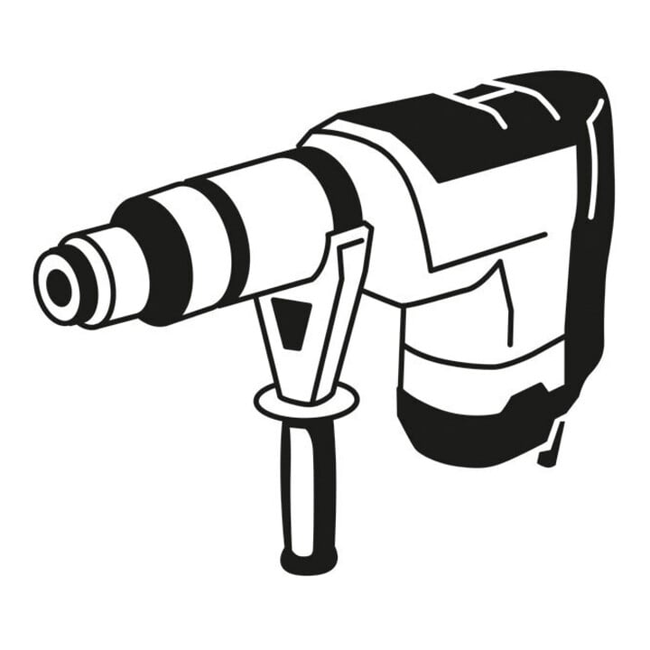 Ciseau bêche Bosch avec support SDS-max, 400 x 50 mm