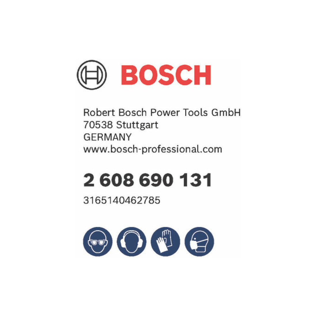 Ciseau plat Bosch avec support SDS-plus, 20 x 250 mm