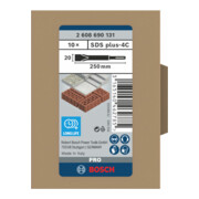 Ciseau plat Bosch avec support SDS-plus, 20 x 250 mm-5
