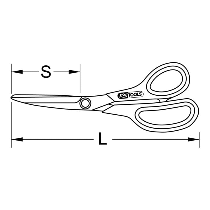 Ciseau universel KS Tools  220mm