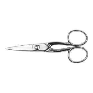Ciseaux de tisserand/coupe-fils L. totale 100 mm forme droite