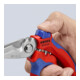Ciseaux d'électricien Knipex avec poignée bimatière et coupe-fil, longueur totale : 160mm