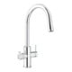 Clage Allround-Armatur Zip Celsius Arc AIO chromé brillant