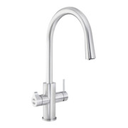 Clage Allround-Armatur Zip Celsius Arc AIO chromé brossé-2
