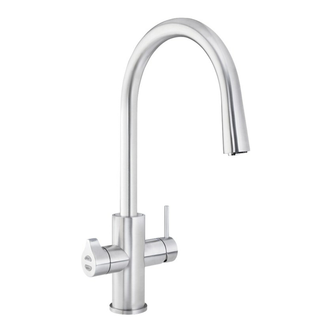 Clage Allround-Armatur Zip Celsius Arc AIO chromé brossé