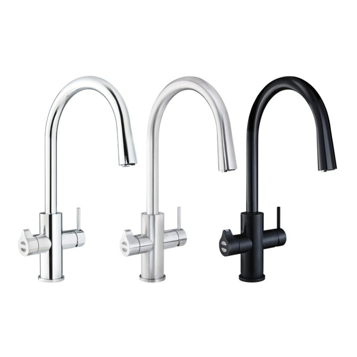 Clage Allround-Armatur Zip Celsius Arc AIO chromé brossé