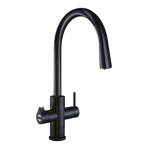 Clage Allround-Armatur Zip Celsius Arc AIO chromé brossé