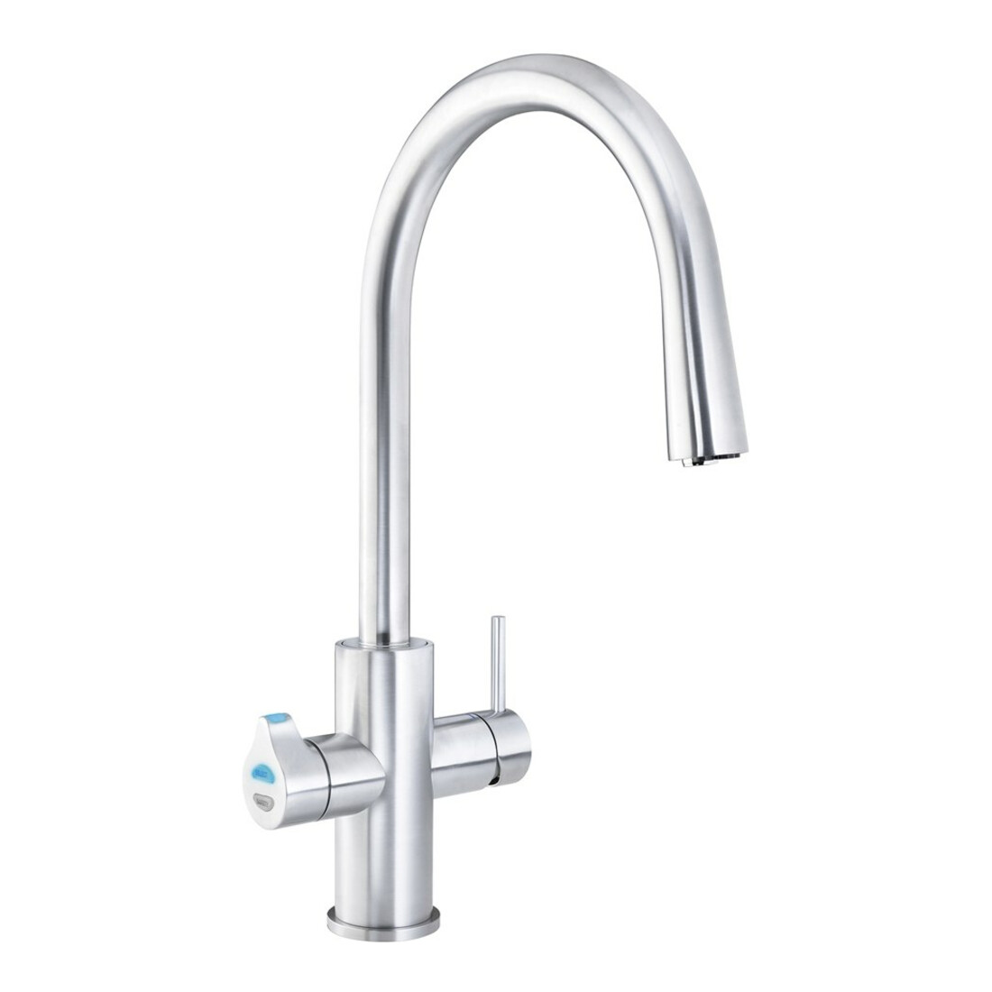 Clage Allround-Armatur Zip Celsius Arc AIO chromé brossé