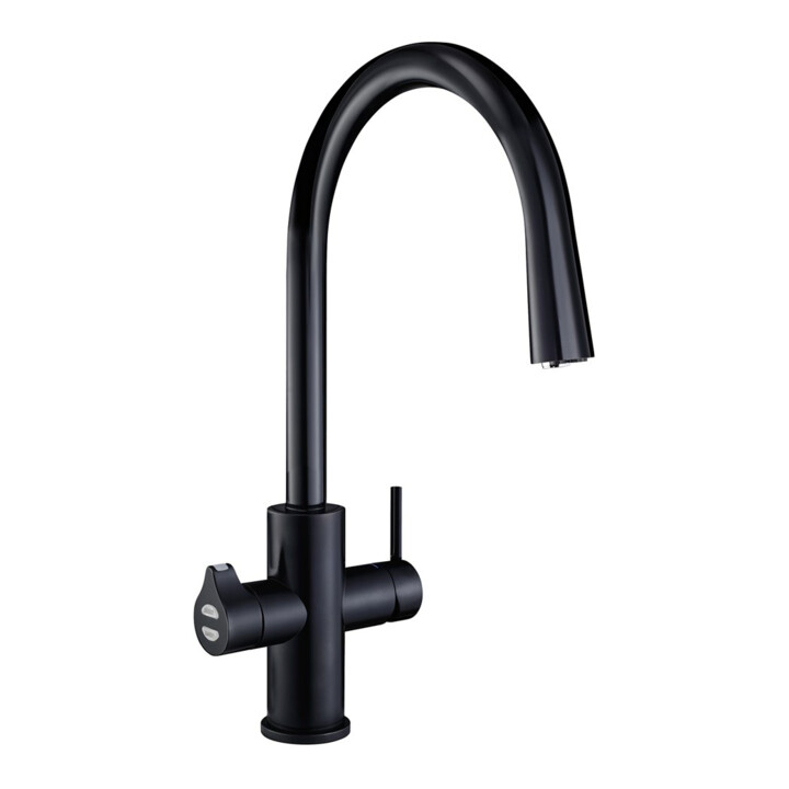 Clage Allround-Armatur Zip Celsius Arc AIO noir mat