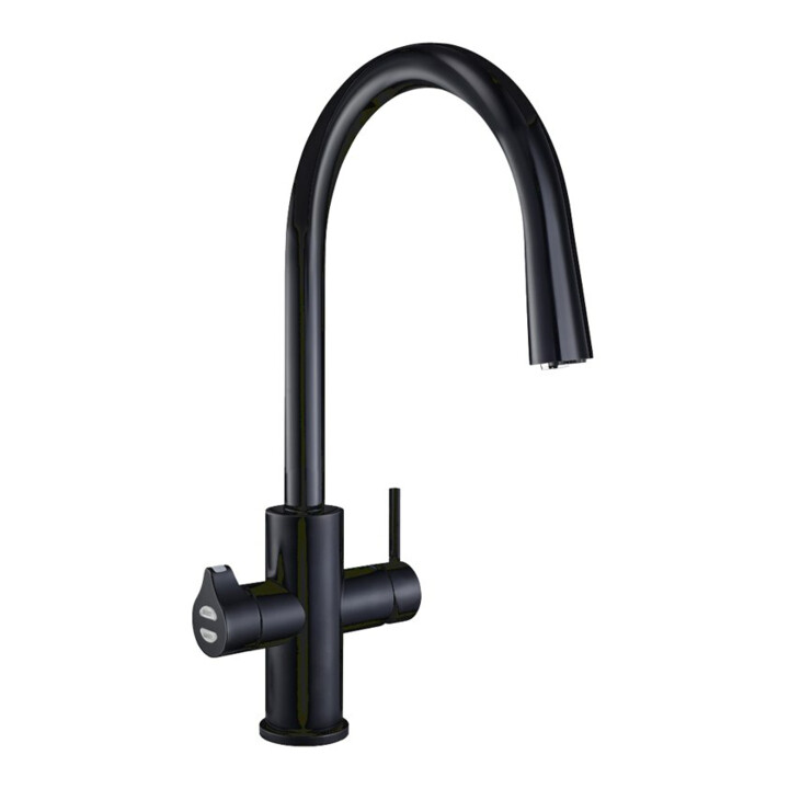 Clage Allround-Armatur Zip Celsius Arc AIO verchromt gebürstet