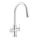 Clage Allround-Armatur Zip Celsius Arc AIO verchromt glänzend-4