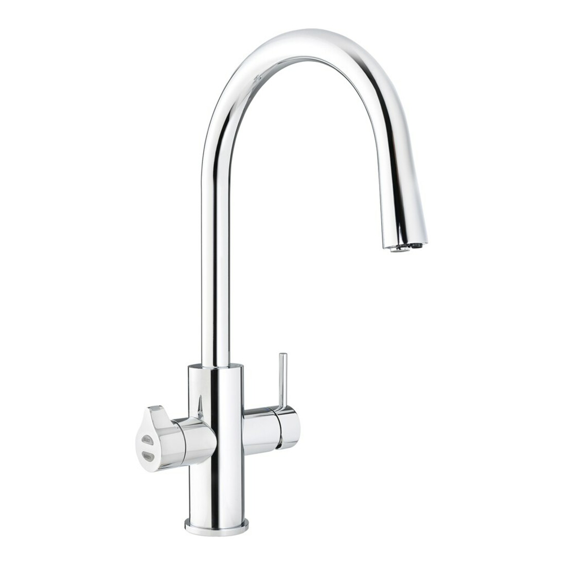 Clage Allround-Armatur Zip Celsius Arc AIO verchromt glänzend