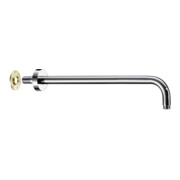 Clage Bras de douche CXKA 40 cm, plaque de fixation 1/2-3