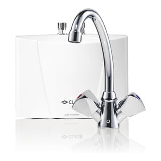Clage Chauffe-eau instantané compact M3/SNM 3,5 kW, 230 V, 15 A, avec robinet 2 voies