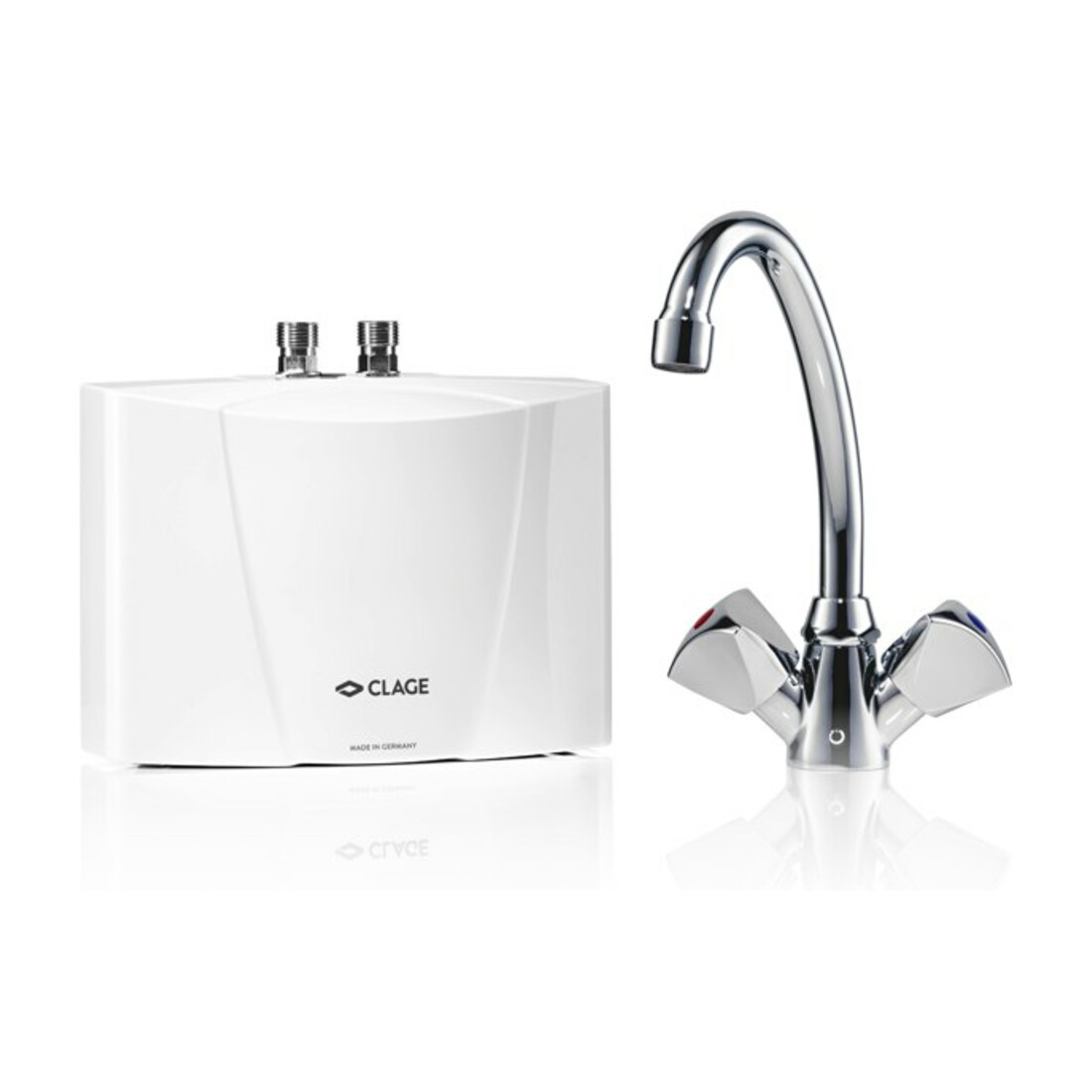 Clage Chauffe-eau instantané compact M3/SNM 3,5 kW, 230 V, 15 A, avec robinet 2 voies