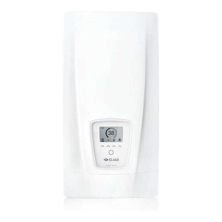 Clage Chauffe-eau instantané DEX Next 18-27 kW, écran E-Paper, régulé électrique
