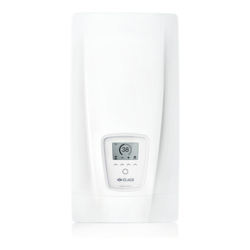 Clage Chauffe-eau instantané DEX Next 18-27 kW, écran E-Paper, régulé électrique