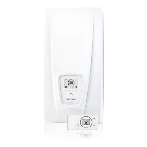 Clage Chauffe-eau instantané DEX Next S 18-27 kW, tout électrique, fonction Bluetooth