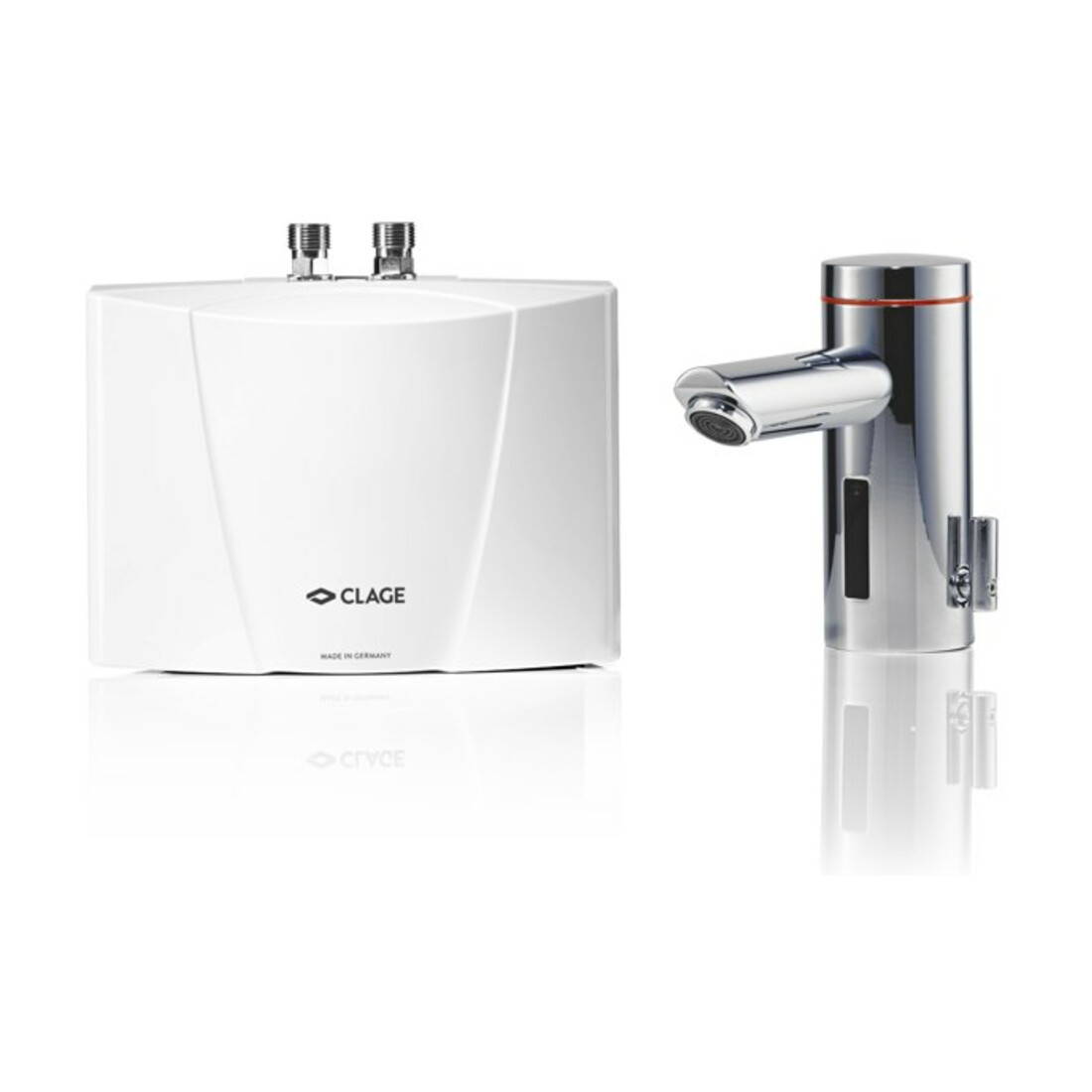 Clage Chauffe-eau instantané LUMINO MBX7 6,5 kW, 400 V, Fixe 16 A, avec robinet