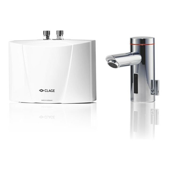 Clage Chauffe-eau instantané LUMINO MBX7 6,5 kW, 400 V, Fixe 16 A, avec robinet