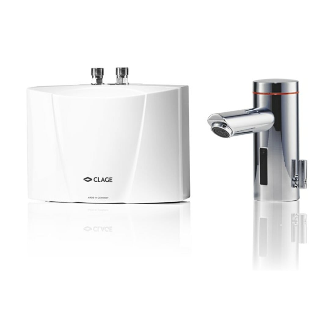 Clage Chauffe-eau instantané LUMINO MBX7 6,5 kW, 400 V, Fixe 16 A, avec robinet