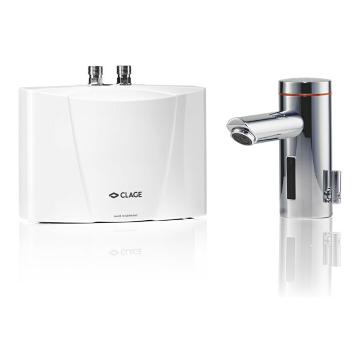 Clage Chauffe-eau instantané LUMINO MBX7 6,5 kW, 400 V, Fixe 16 A, avec robinet