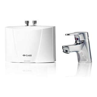 Clage Chauffe-eau instantané M3/END 3,5 kW, 230 V, avec mitigeur monocommande