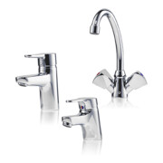 Clage Mitigeur monocommande lavabo END m sortie 10,5 cm, chromé, pour chauffe-eau sous pression-3