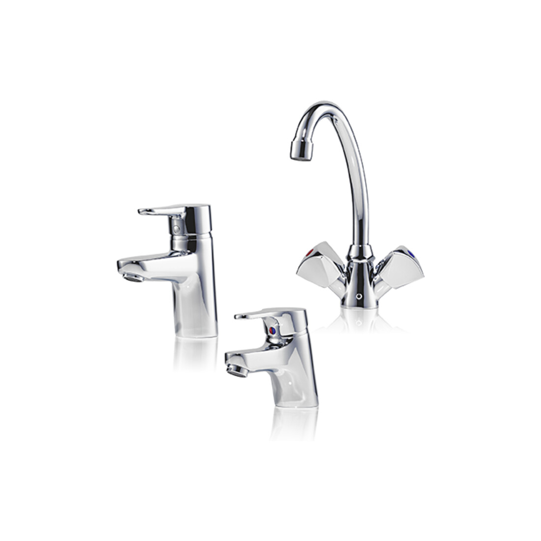 Clage Mitigeur monocommande lavabo END m sortie 10,5 cm, chromé, pour chauffe-eau sous pression