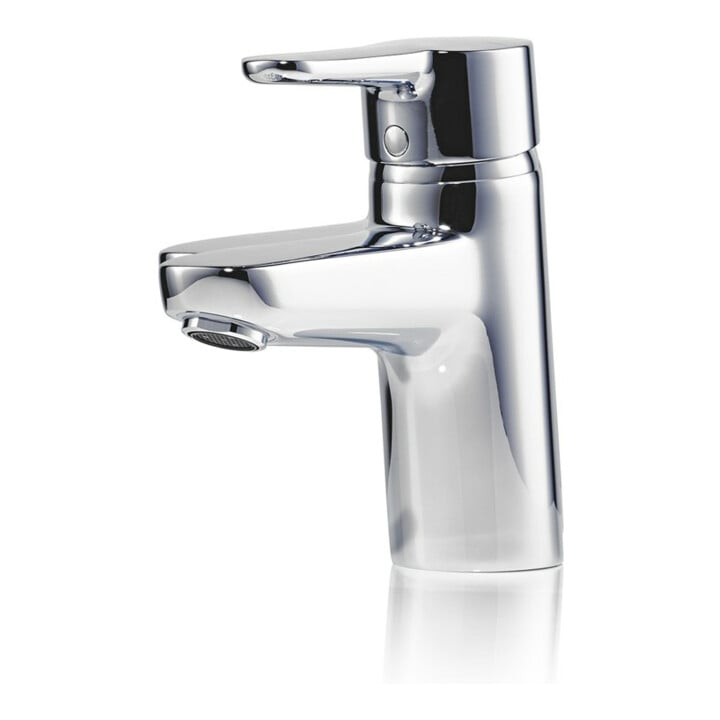 Clage Mitigeur monocommande pour lavabo EWT avec bec 11,2 cm, chromé, pour chauffe-eau sous pression