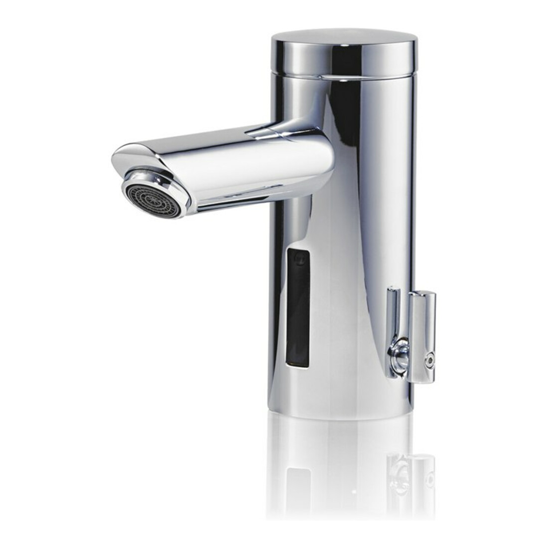 Clage Robinet de lavabo AEB, 6 V batterie, chromé, sans contact, commande électronique
