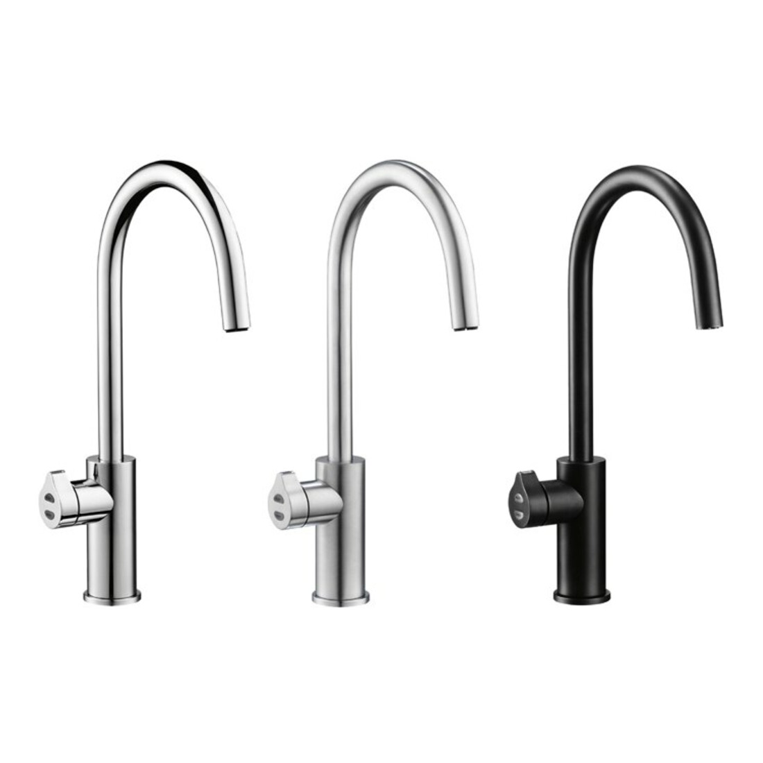 Clage Robinet de prélèvement Zip Arc BC noir mat, électronique