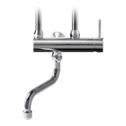 Clage Robinet monocommande sur évier CSO swb sortie 16 cm, chrome, avec levier latéral