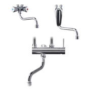 Clage Robinet mural spécial 2-G SMB/LS chrome, avec bec pivotant 16 cm-3