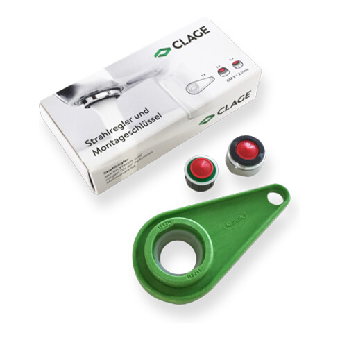 Clage Set de régulateurs de débit chr, ≤ 2 l/m, pour chauffe-eau instantané compact