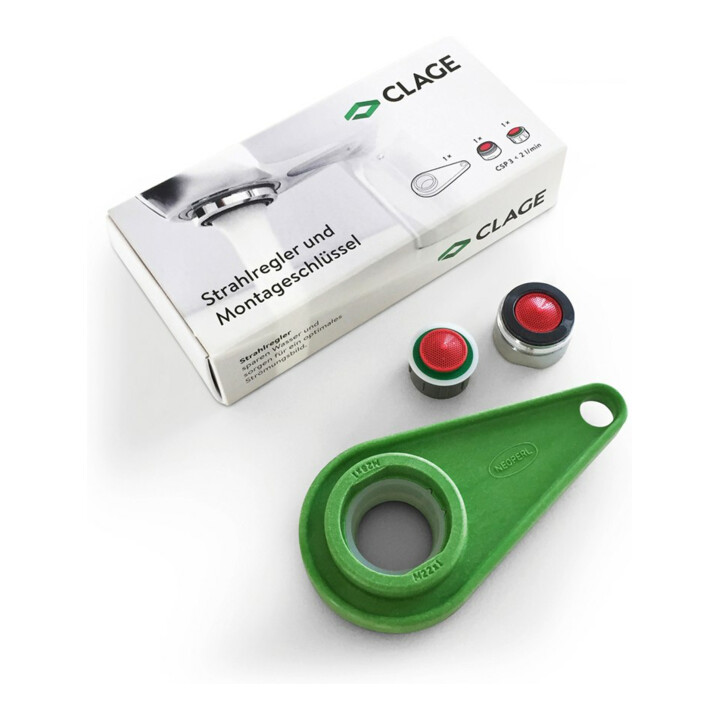 Clage Set de régulateurs de débit chr, ≤ 2 l/m, pour chauffe-eau instantané compact