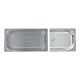 Clage Tableau 32,5x17,5cm, m Abw.-anschluss, Edelstahl-1