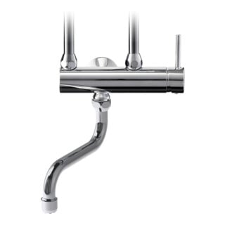 Clage Wand-Einhebelmischer SSO chrom, mit schwenkbarem Rohrauslauf 16cm